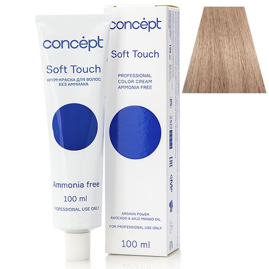 Cream-color for hair without ammonia 8.8 light blond mother-of-pearl Soft Touch Concept 100 ml